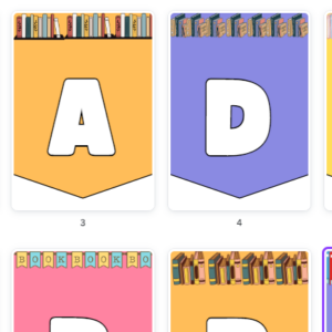 Banderines del Día del Libro