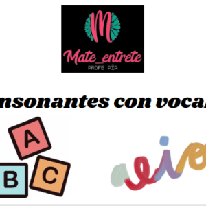 Tarjetas silabas y consonantes