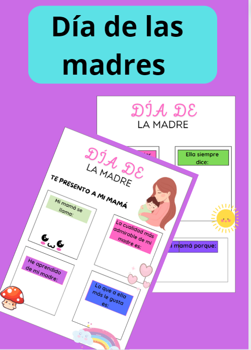 material para trabajar el día de la madre