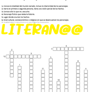 Guía de ejercicios "Tipos de narradores"