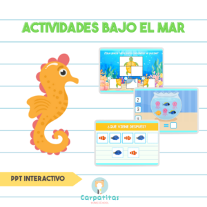 Actividades Bajo el Mar - PPT Interactivo
