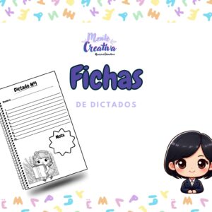 Fichas de Dictados de Palabras