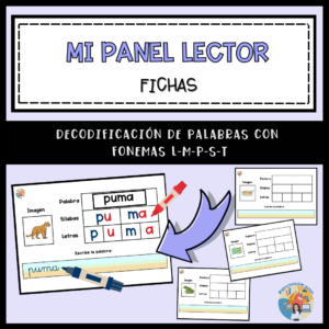 MI PANEL LECTOR - Fichas de trabajo.