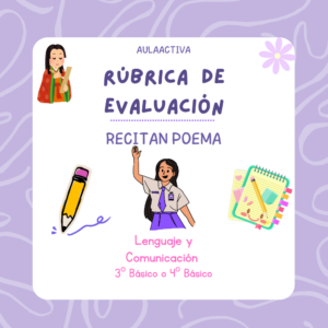 Rúbrica: Recitar poema