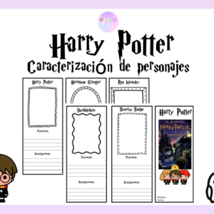 Tríptico para personajes de Harry Potter