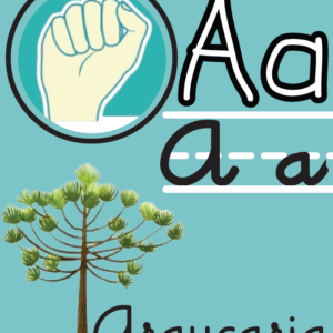 Abecedario en banderines