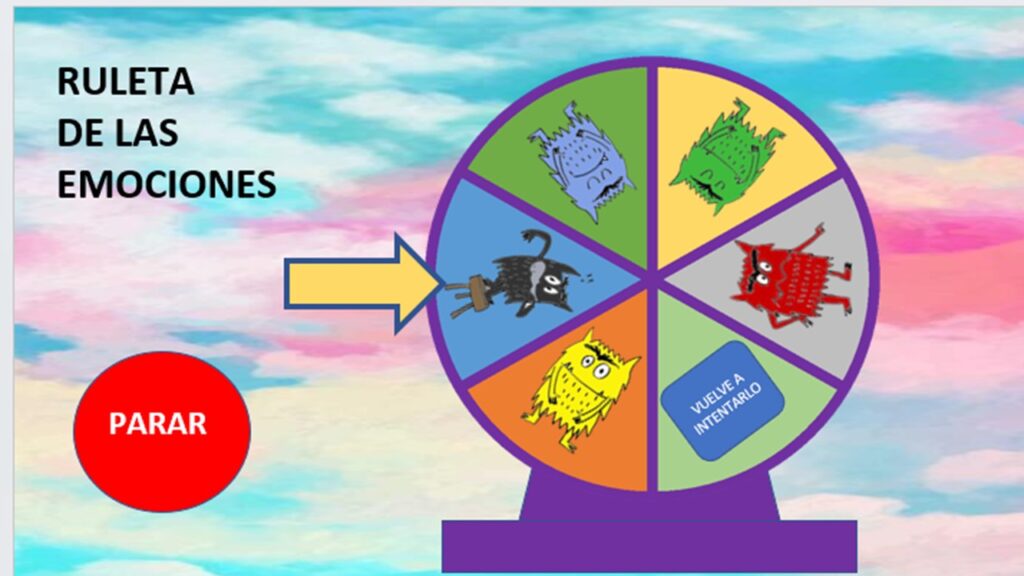 Ruleta monstruo emociones