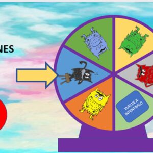 Ruleta monstruo emociones