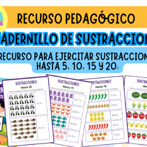 CUADERNILLO SUSTRACCIONES