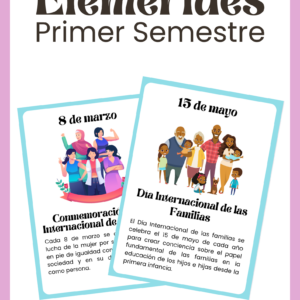 EFEMÉRIDES PRIMER SEMESTRE