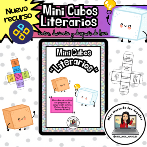 Mini cubos literarios (con preguntas antes, durante y después de leer)