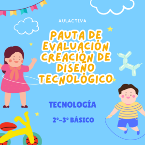 Pauta de tecnología: Creación de diseño tecnológico, para segundo básico, formato word para ser editado.