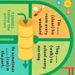 Present Simple Board Game
