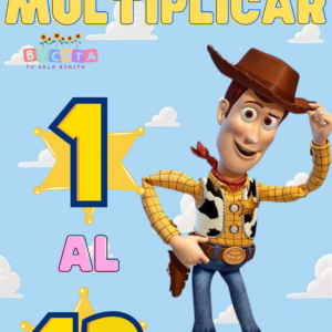 Tablas de Multiplicar 1-12 Toy Story PDF