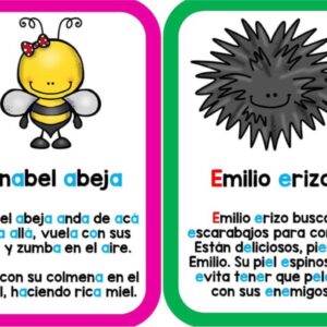 tarjetas de lectura