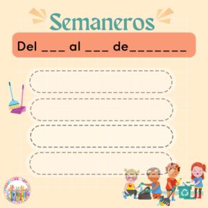 Cartel semaneros