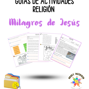 MIlagros de Jesús- Guías de actividades de RELIGIÓN
