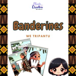 Banderines de We Tripantu del pueblo Mapuche