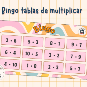 Bingo Tablas de Multiplicar