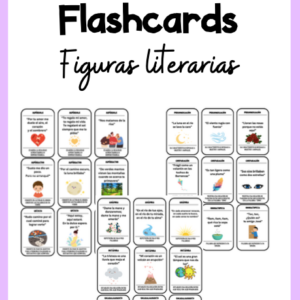Flashcards de figuras literarias