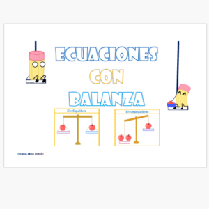 ECUACIONES DE PRIMER GRADO CON BALANZAS