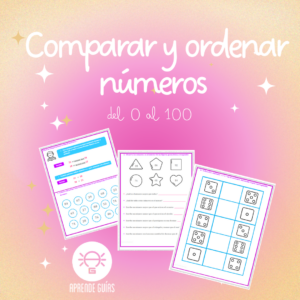 Comparar y ordenar números del 0 al 100