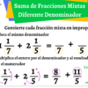Sumas Fracciones Mixtas