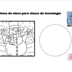 Muñeco de nieve manualidades