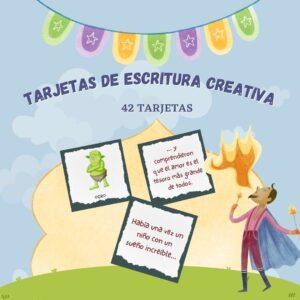 Tarjetas de escritura creativa