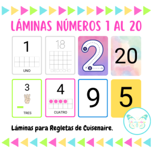 LÁMINAS NÚMEROS 1 AL 20