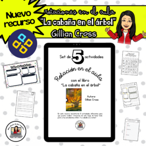 Centros de trabajo o rotaciones de aula del libro “La cabaña en el árbol”