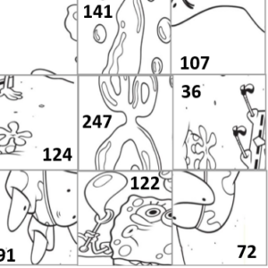 Puzzle Bob Esponja - Divisiones