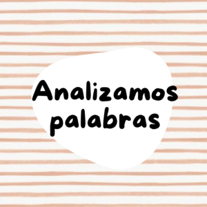 Analizamos palabras