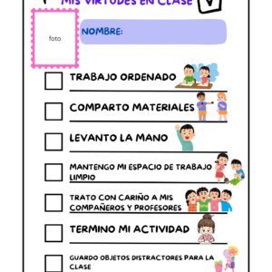Checklist mis virtudes en clases
