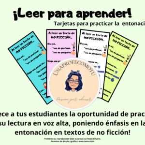 ¡Leer para aprender!
