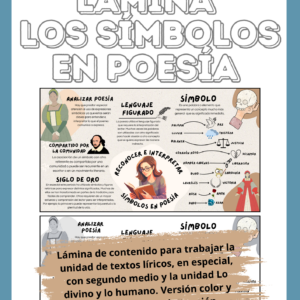 Lámina los símbolos en poesía
