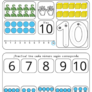 Cuadernillo de números del 1 al 100