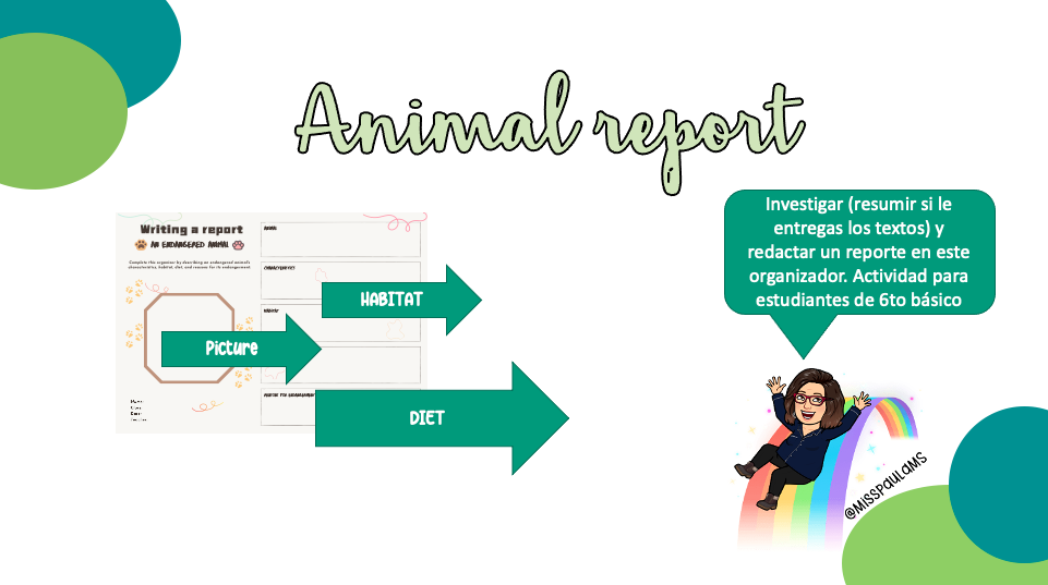 reporte de un animal