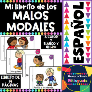 Librito de los Malos Modales - Bad Manners Emergent Reader in Spanish