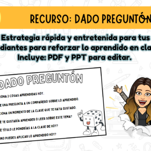 ESTRATEGIA DE SALIDA: DADO PREGUNTÓN