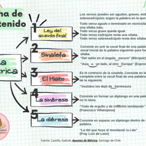 La métrica. Ficha de contenido
