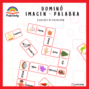 dominó imagen - palabra