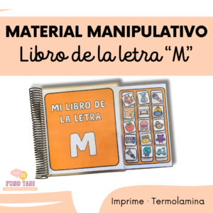 Libro Manipulativo Letra M