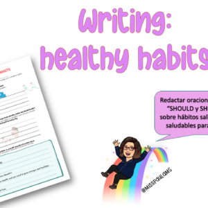 Writing: healthy habits