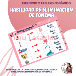 Tablero fonémico: Eliminación
