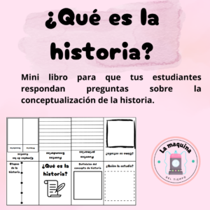 Mini libro ¿Qué es la historia?