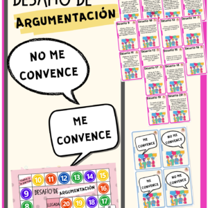 Juego Desafío de Argumentación. Nivel avanzado