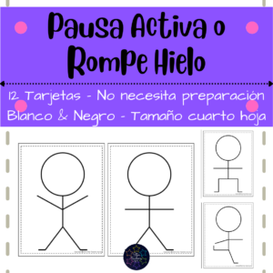 Rompe hielos o Pausa activa - Actividades para niños
