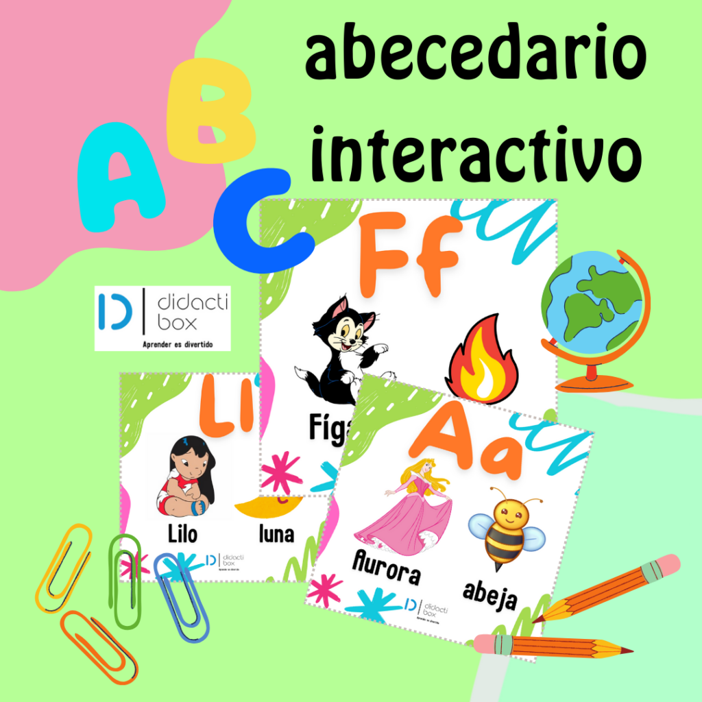 Abecedario interactivo 26 diapositivas