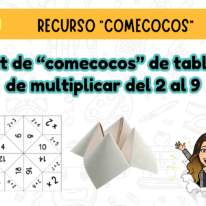 RECURSO COMECOCOS "TABLAS DE MULTIPLICAR"
